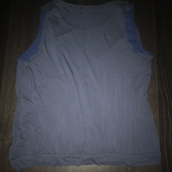 Navy Sleeveless Top - Picture 2 of 4